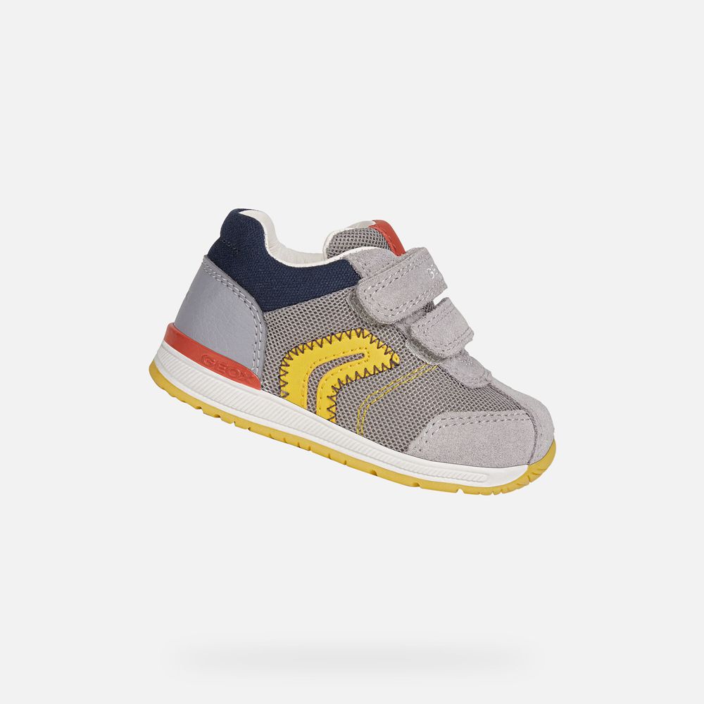 Geox Sneakers Grey Rishon Boy - Geox Baby Shoes - BPWJLN906